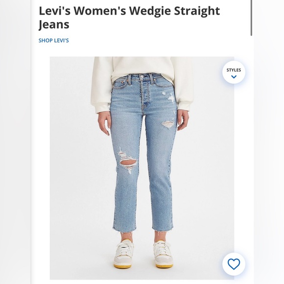 Levi’s Wedgie Straight Women’s Jeans - Size 30 x 28 - Picture 1 of 12